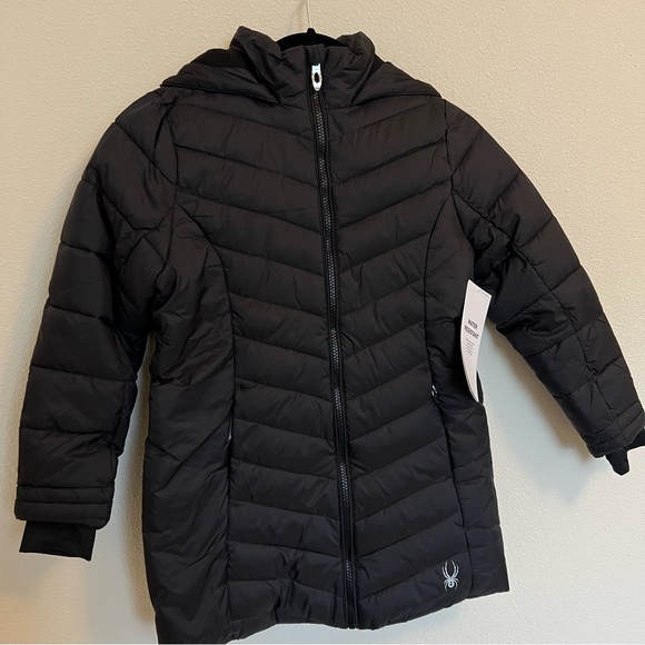 NWT Youth Spyder ThermaWEB, Water Resistant Puffer Jacket - Size M 8/10 - Picture 3 of 13